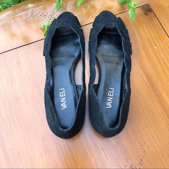 Vaneli Andi Flats Black Shoes - Picture 3 of 4